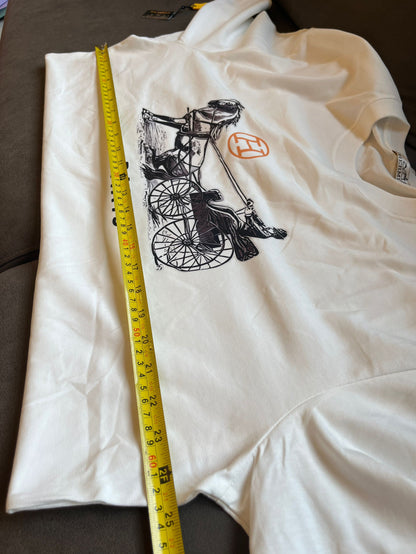 T-shirt en coton à manches courtes pour hommes Hermès Paris