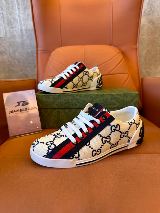 Zapatillas Gucci Ace blancas con monograma, talla 38-45