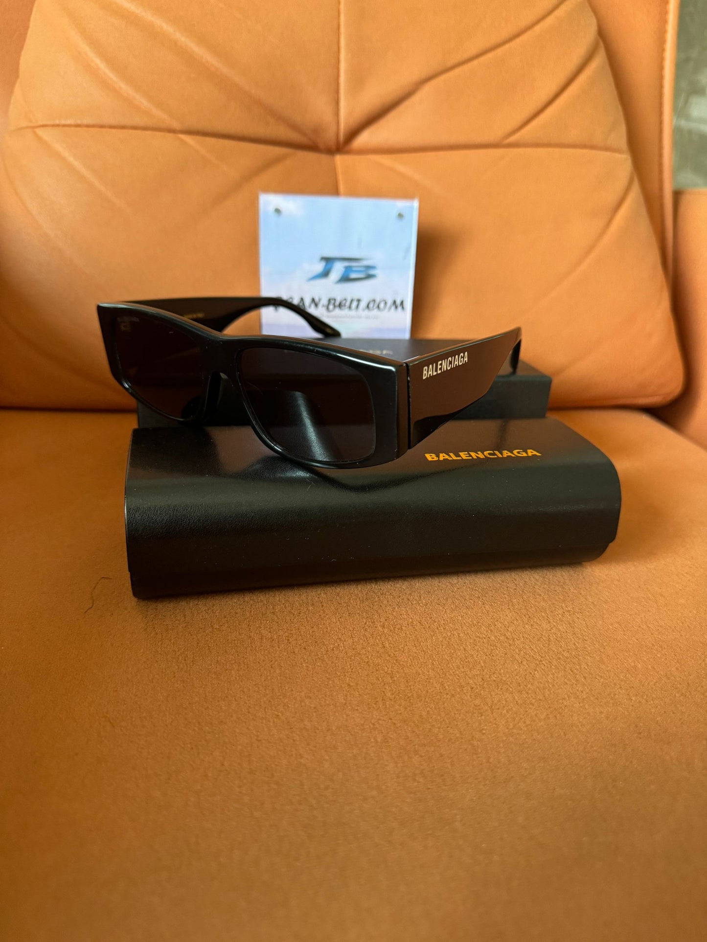Lunettes de soleil Balenciaga Noires