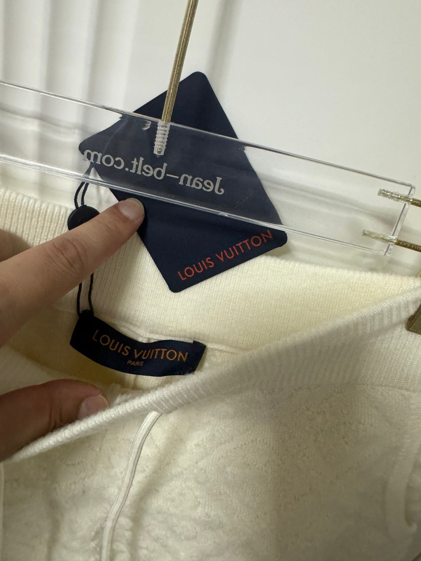 Ensemble polo et shorts en éponge monogramme Louis Vuitton pour femmes