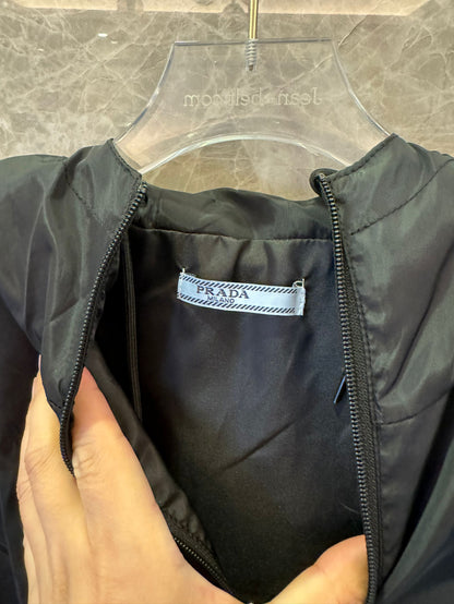 Vestido de nailon negro de Prada