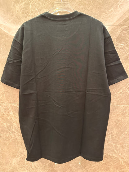 T-shirt Dior brodé logo CD noir
