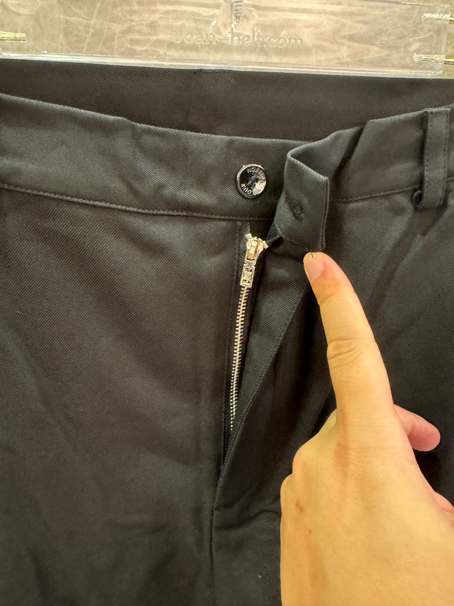 Pantalones de algodón Louis Vuitton para hombre negros