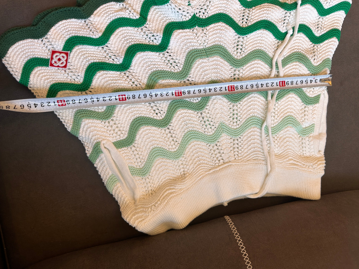 Conjunto de 2 Peças Camisa de Malha x Calções Casablanca 24ss Branco Verde