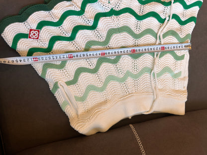 Conjunto de 2 Peças Camisa de Malha x Calções Casablanca 24ss Branco Verde