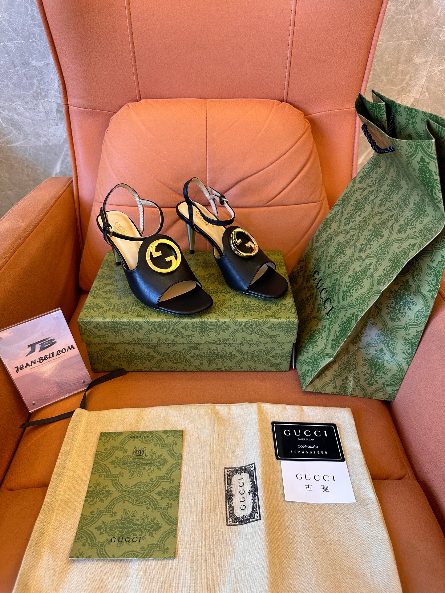 Zapatos de tacón alto Gucci Blondie negros