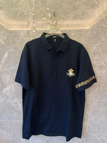 Polo Fendi para hombre azul oscuro