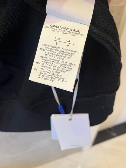 Moletom com capuz e zíper fino Caravag Arrow Off-White estilo masculino