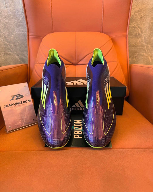 Adidas Soccor Shoes Glass Cleats Bottom Purple