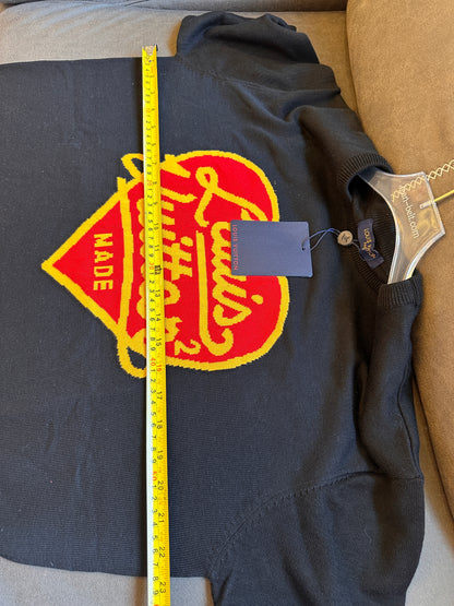 Blusa de malha Louis Vuitton preta