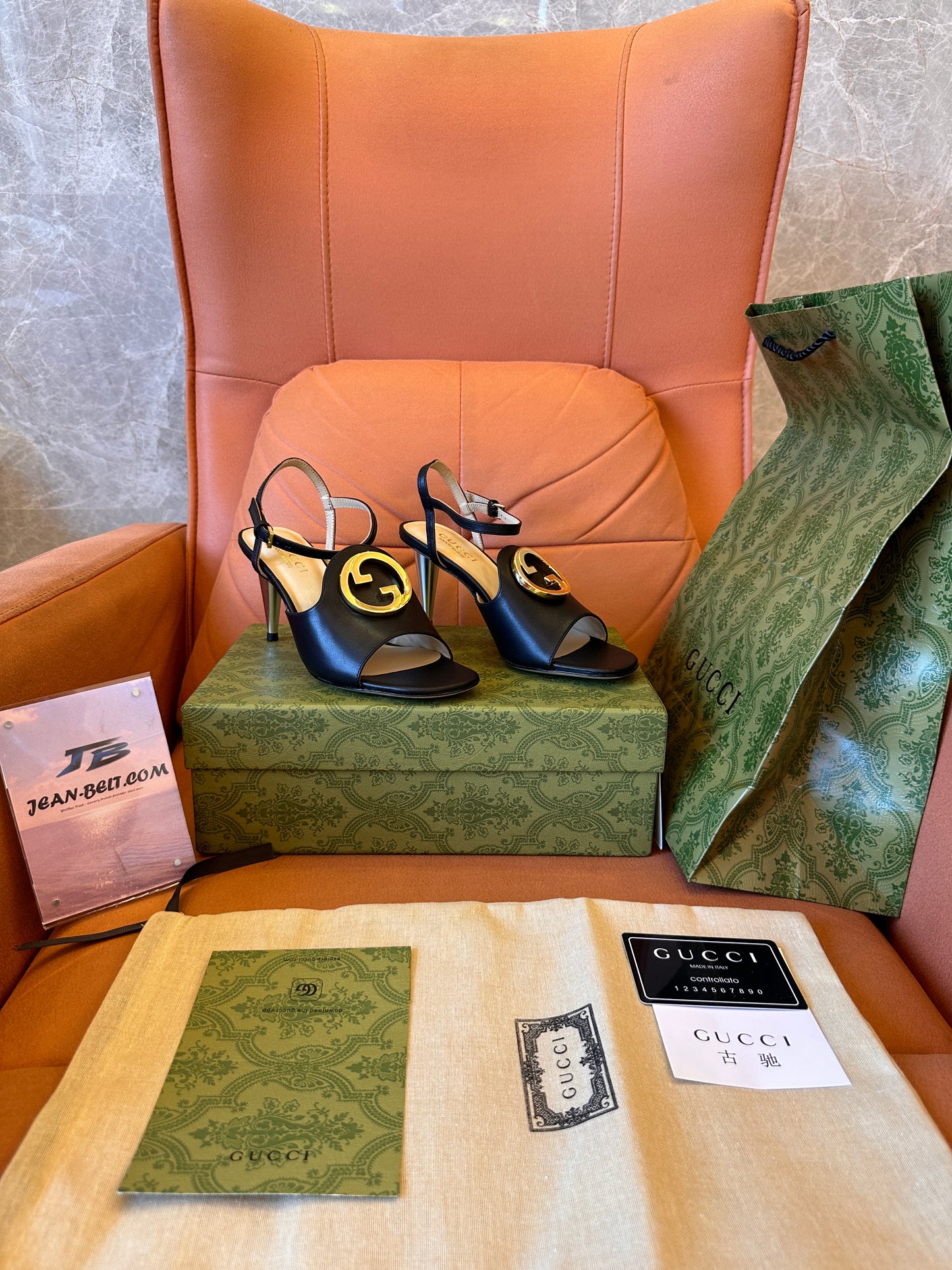 Zapatos de tacón alto Gucci Blondie negros