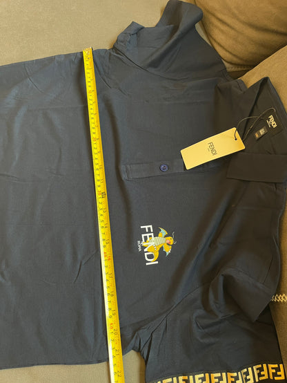 Polo Fendi para hombre azul oscuro