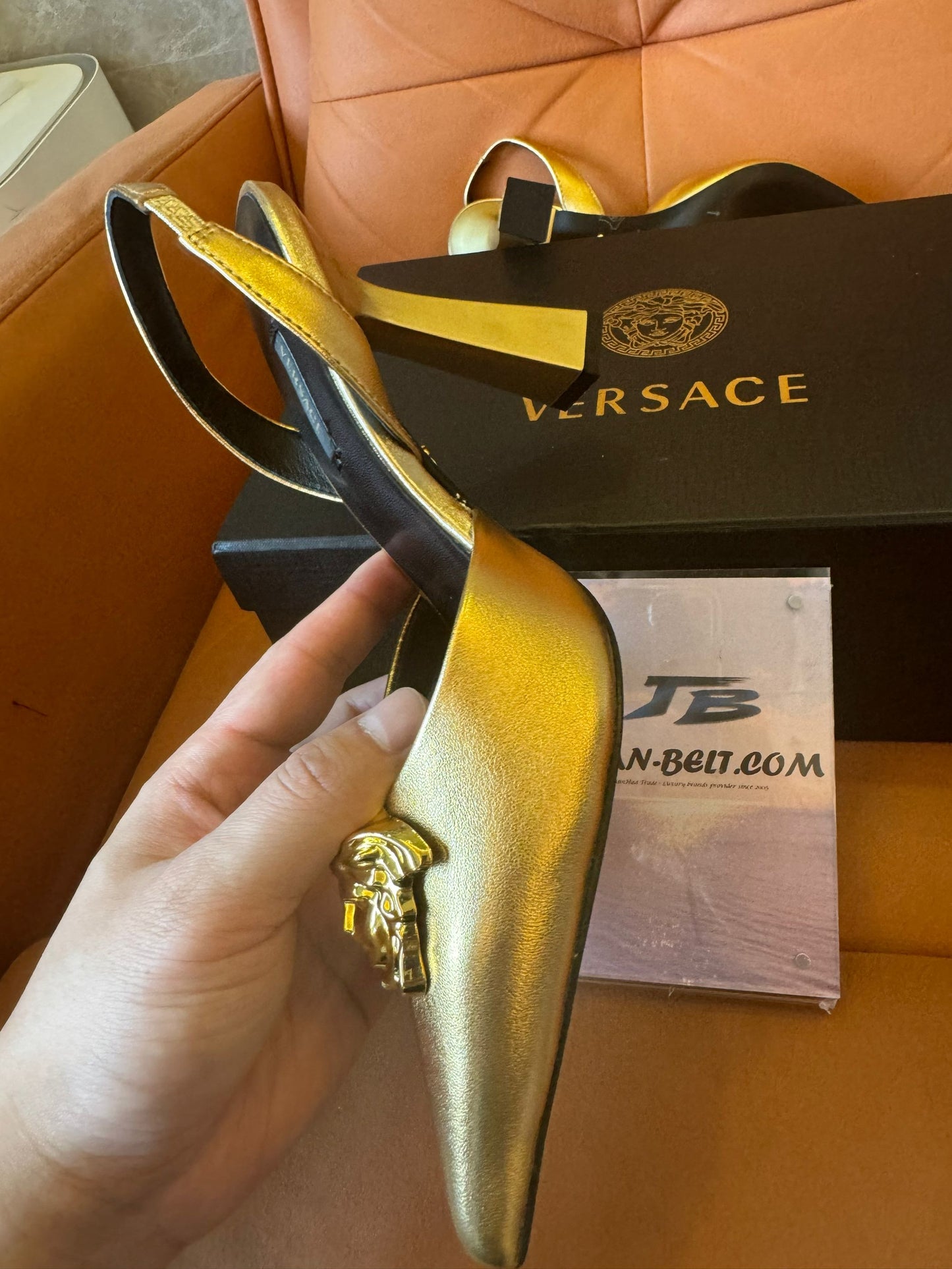 Chaussures à talons Versace