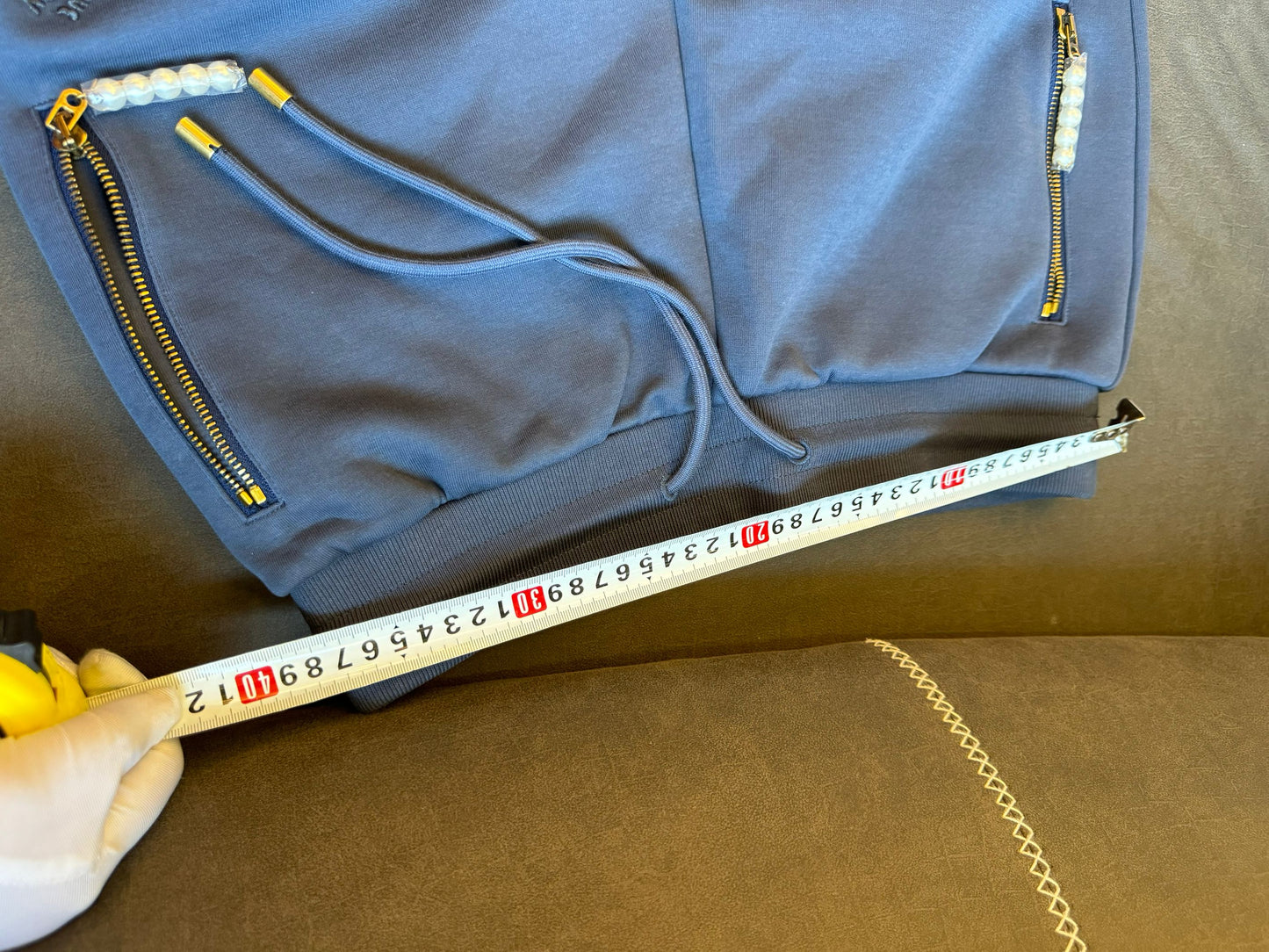 Pantalones deportivos Louis Vuitton de algodón técnico con perlas