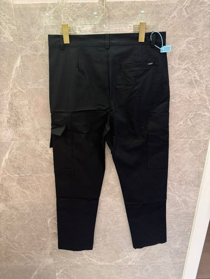 Pantalones de algodón Louis Vuitton para hombre negros