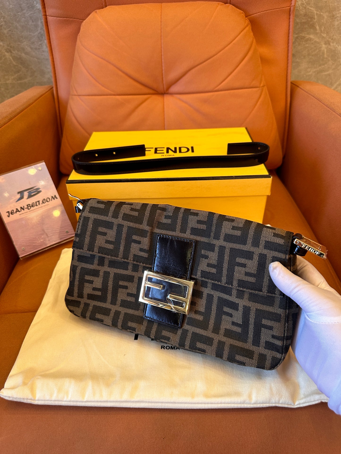 Bolsa baguete Fendi