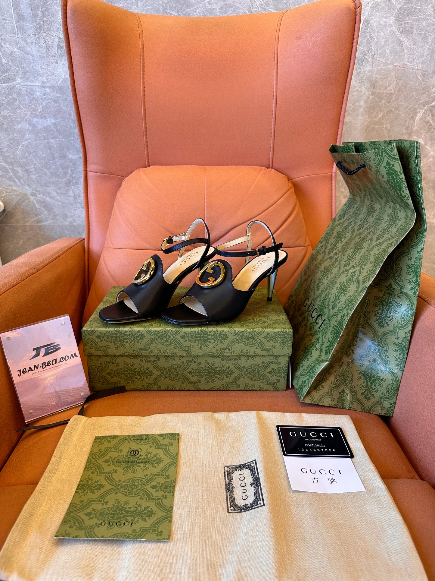 Zapatos de tacón alto Gucci Blondie negros