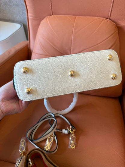 Gucci Horsebit 1995 GG Sueme Handbag