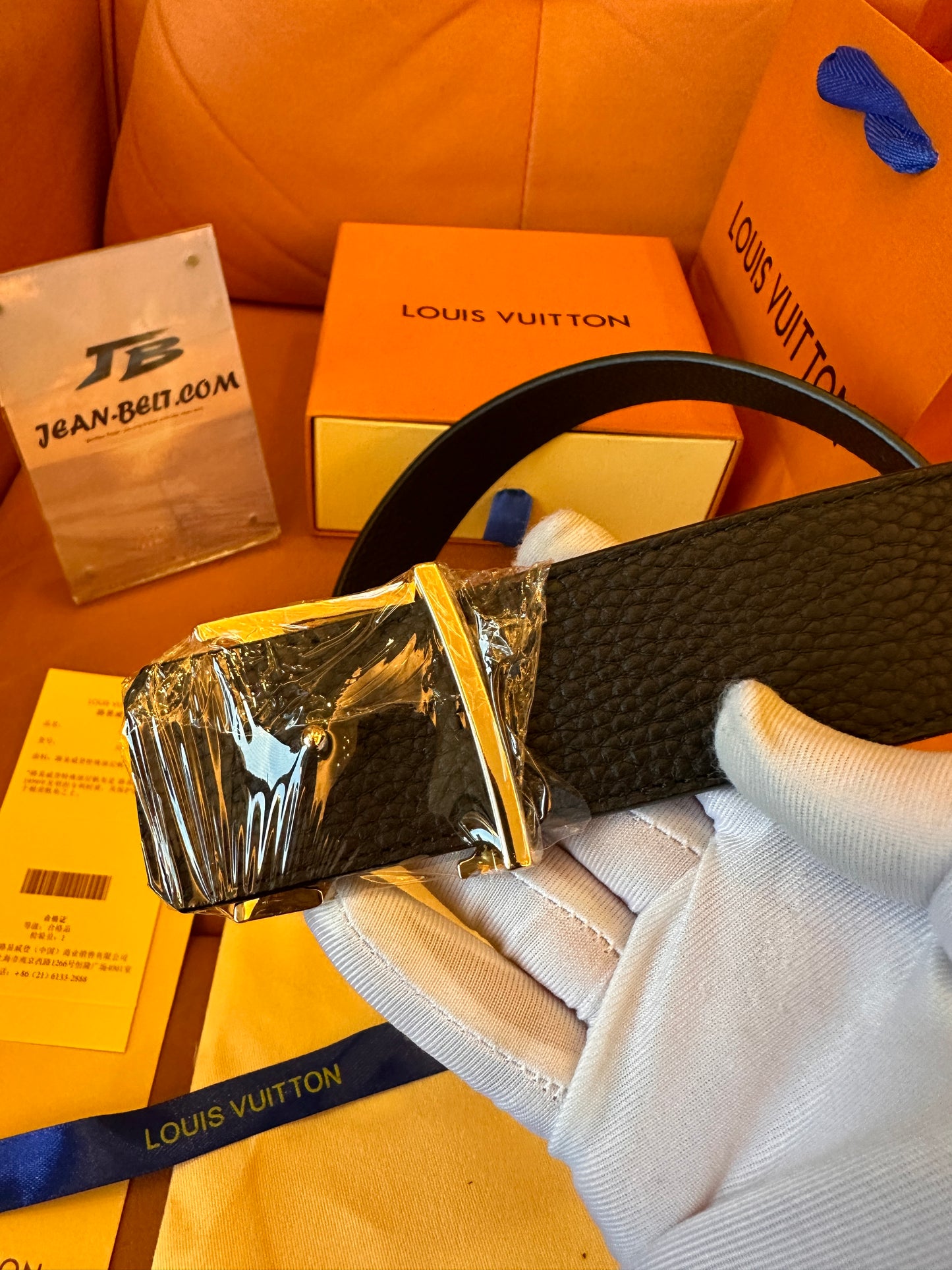 Cinto Louis Vuitton marrom