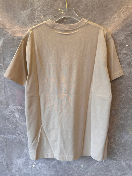 T-shirt Christian Dior Icon beige en jersey de coton