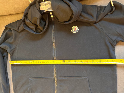 Chaqueta deportiva con capucha Moncler negra