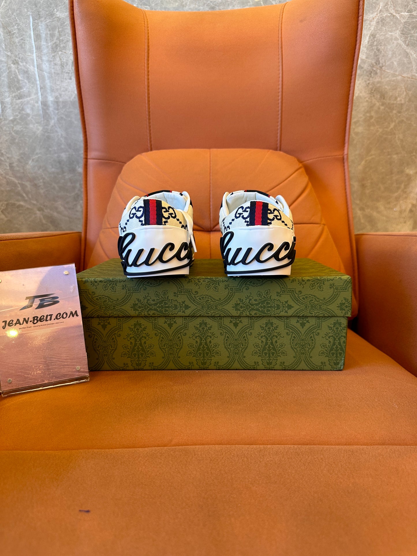 Zapatillas Gucci Ace blancas con monograma, talla 38-45