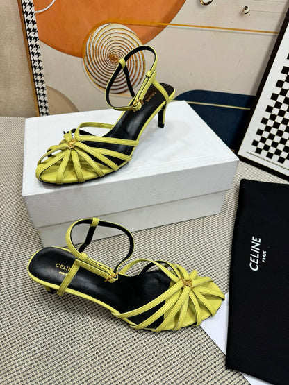 Celine Gladiator Shoes Cream