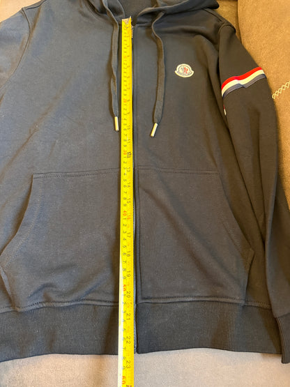 Chaqueta deportiva con capucha Moncler negra