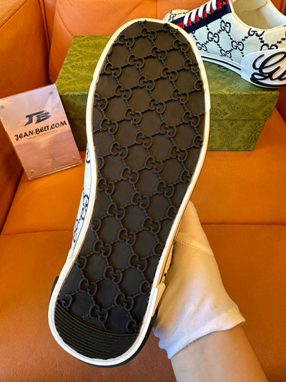 Zapatillas Gucci Ace blancas con monograma, talla 38-45