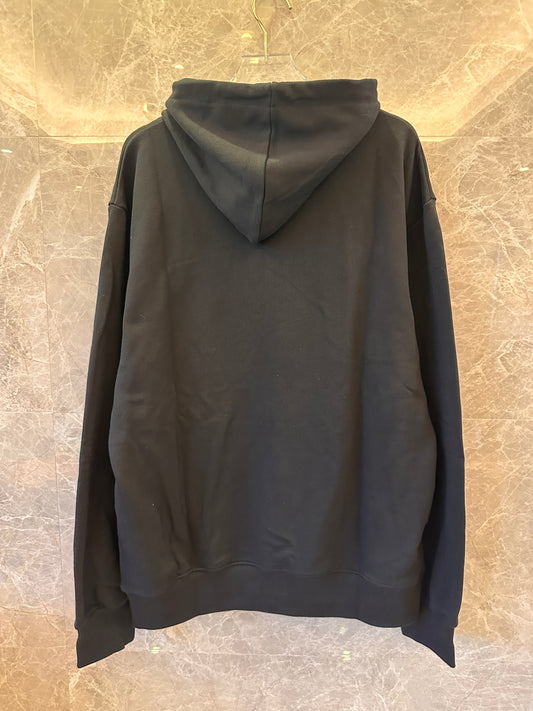 Sweat à capuche Celine en coton polaire noir