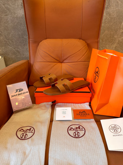 Sandales Hermès orans marron