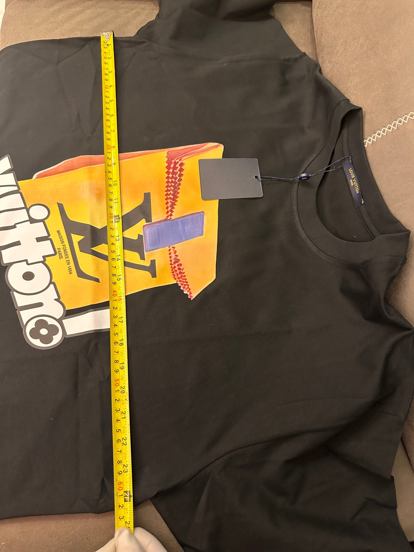 Camiseta Louis Vuitton preta
