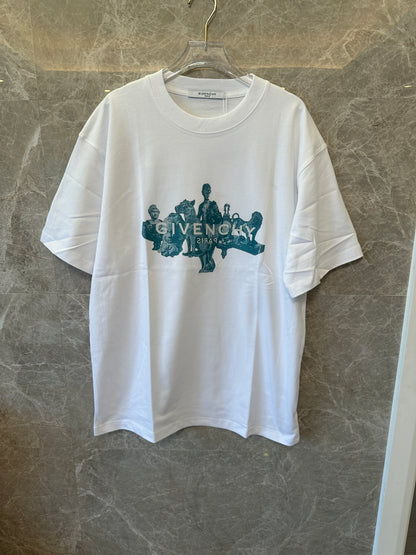 Givenchy White Statue Graphic T-shirt