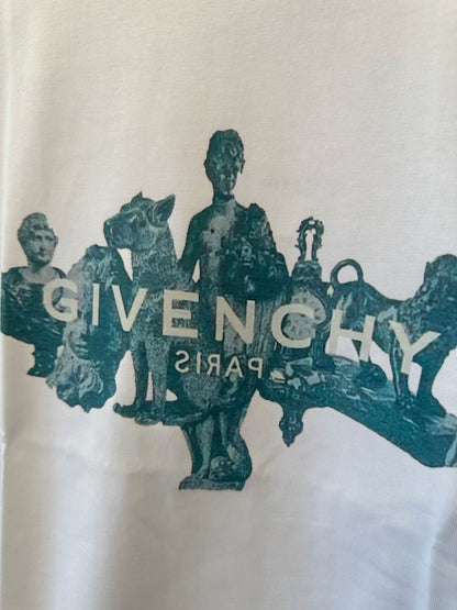 Givenchy White Statue Graphic T-shirt