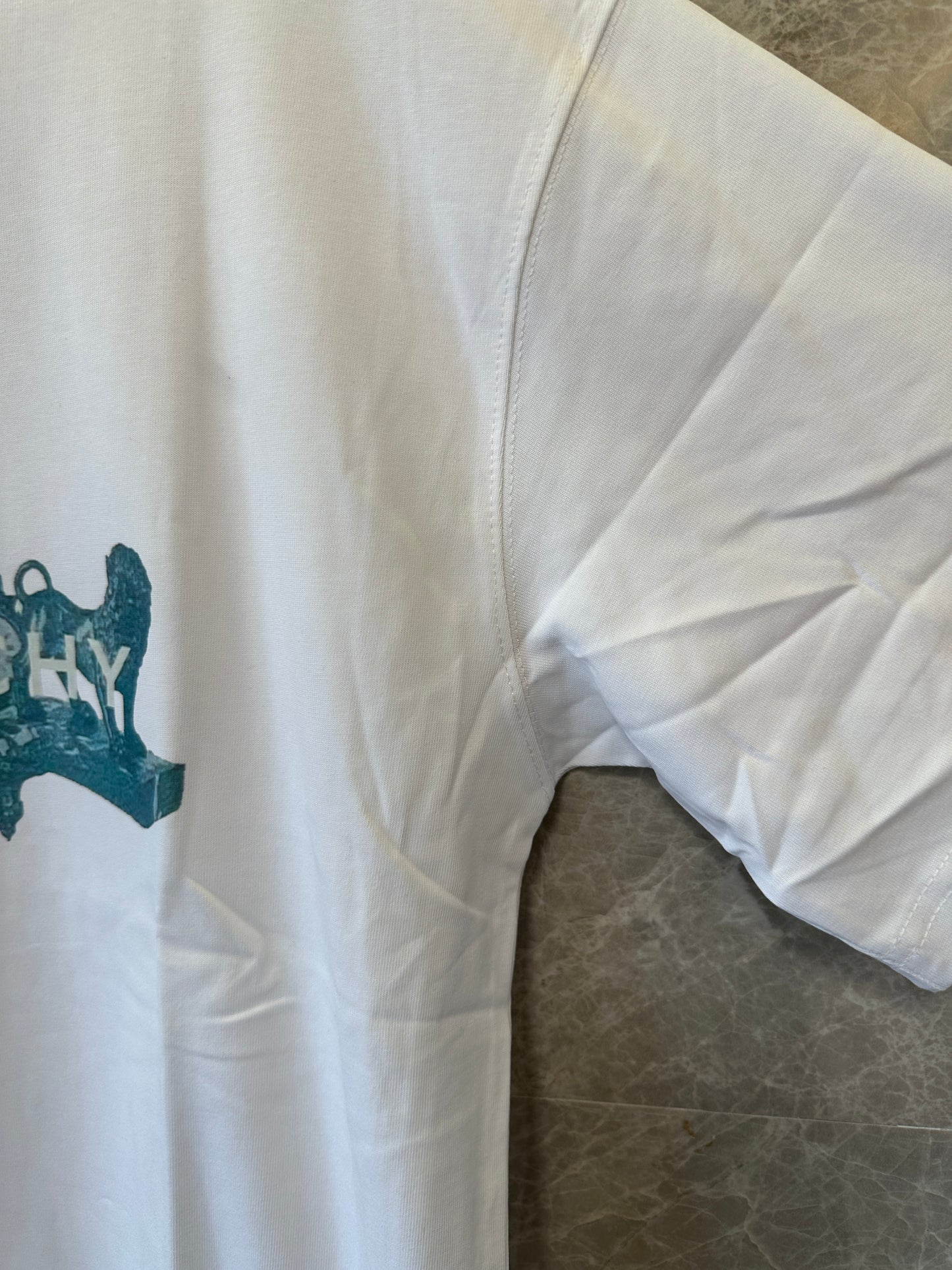 Givenchy White Statue Graphic T-shirt