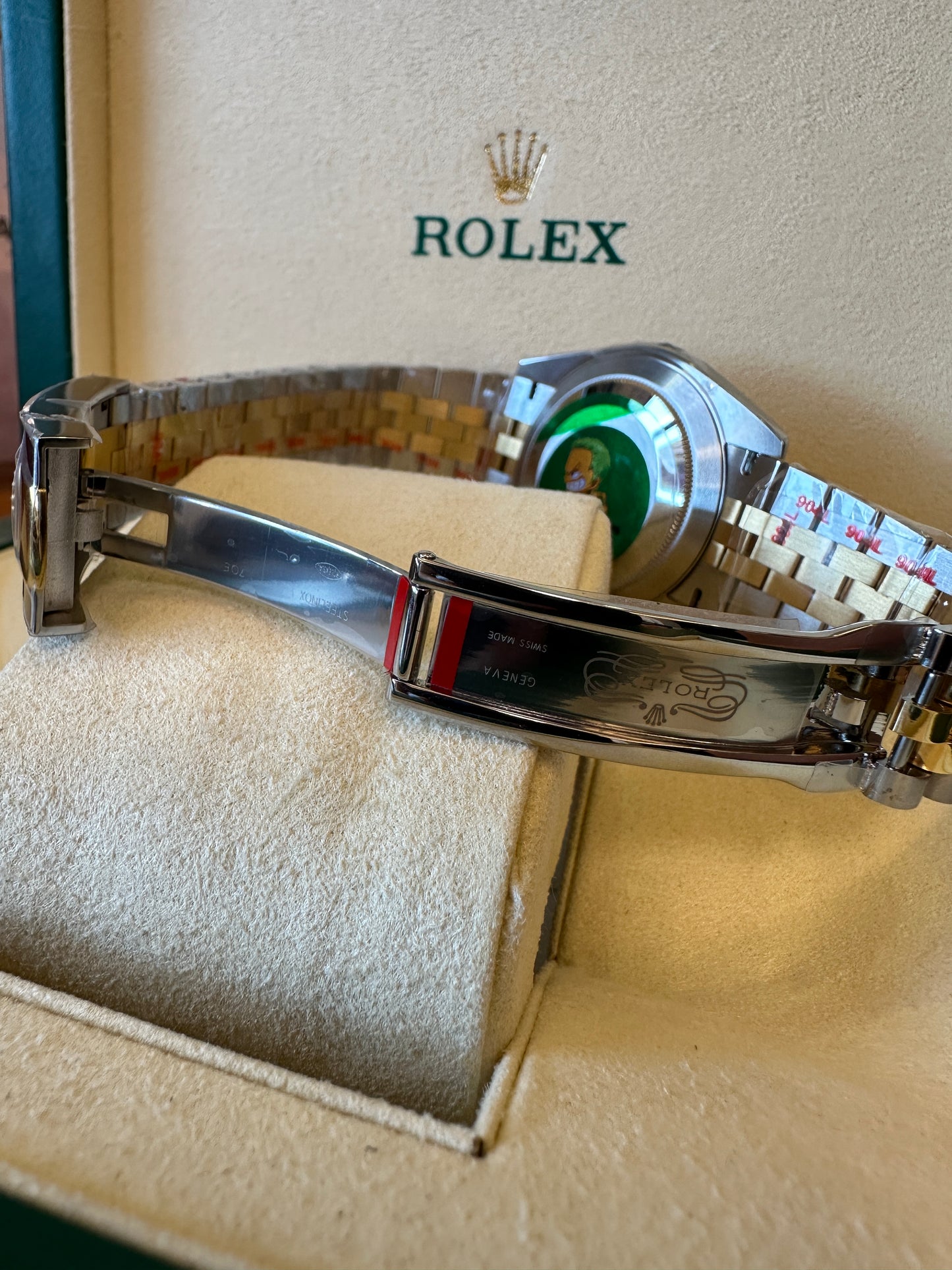 Rolex Datejust Gold Dial Diamond Markers Jubilee Bracelet Watch – 41mm