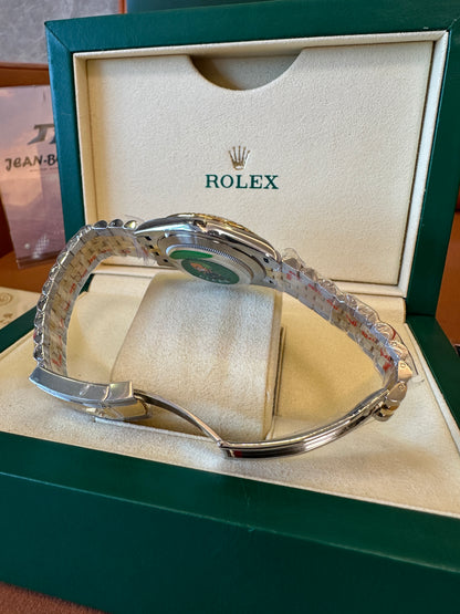 Rolex Datejust Gold Dial Diamond Markers Jubilee Bracelet Watch – 41mm