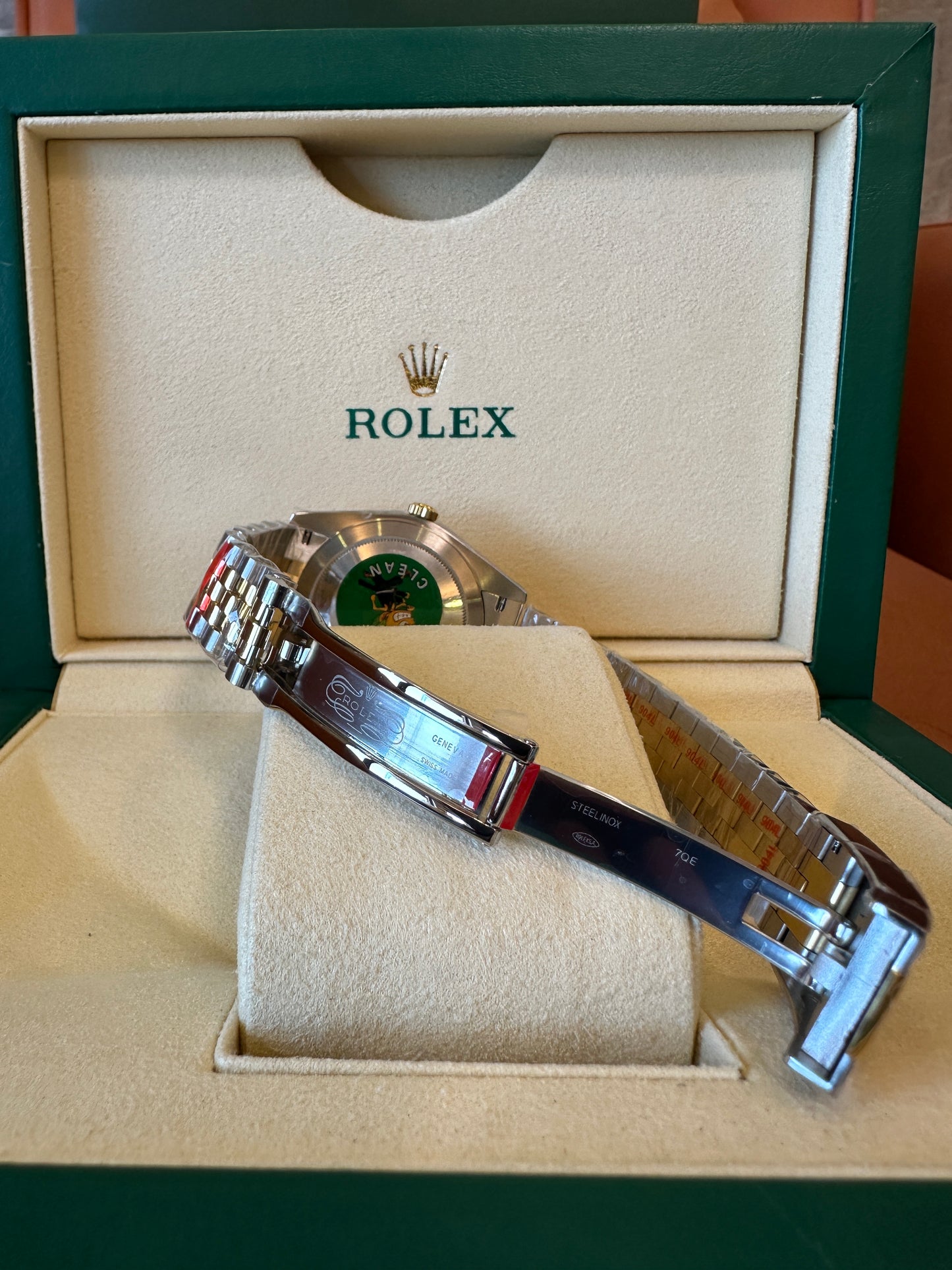 Rolex Datejust Gold Dial Diamond Markers Jubilee Bracelet Watch – 41mm