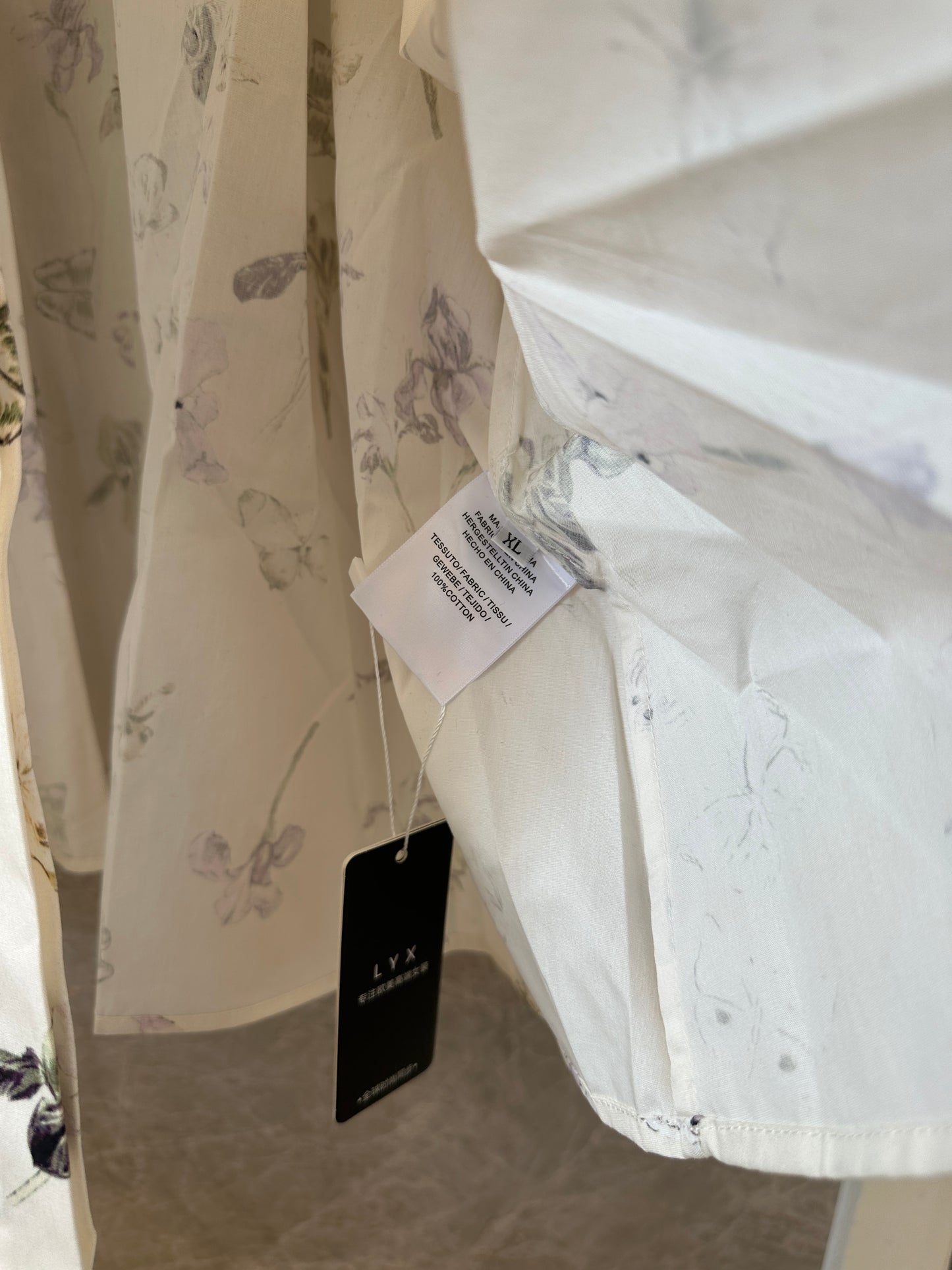 Floral Print Short Sleeve Shirt Dress with Waist Belt