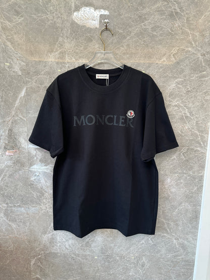 Moncler Black Logo Short Sleeve T-Shirt