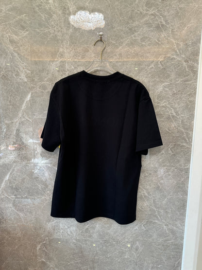 Moncler Black Logo Short Sleeve T-Shirt