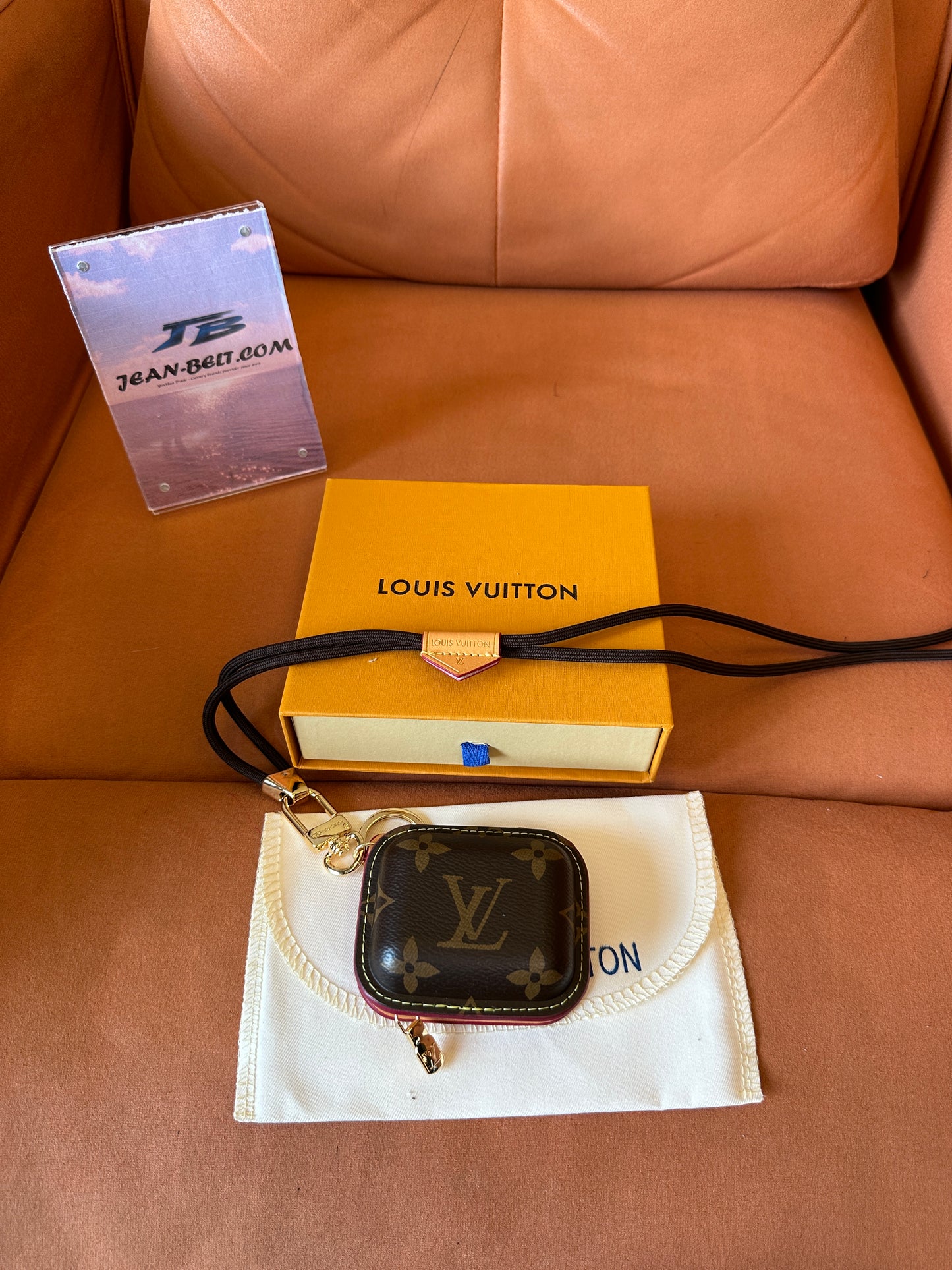 Louis Vuitton Monogram Leather Key Pouch