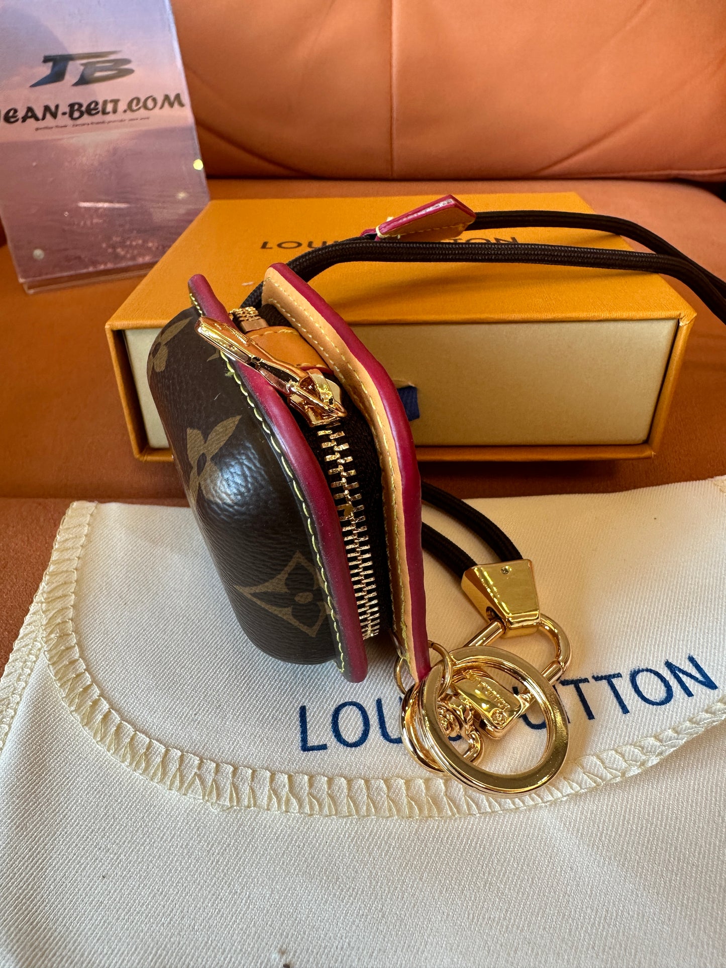 Louis Vuitton Monogram Leather Key Pouch