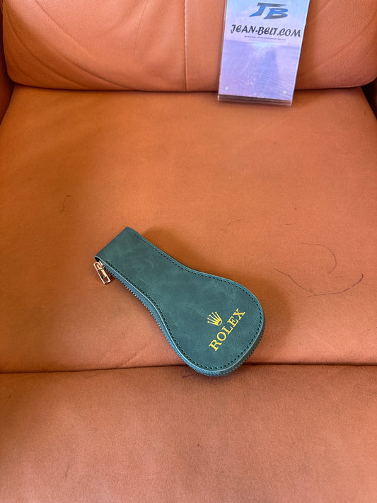 Rolex Green Leather Travel Watch Case