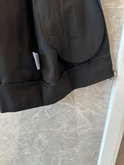 Balmain Black Zip Jacket & Jogger Set