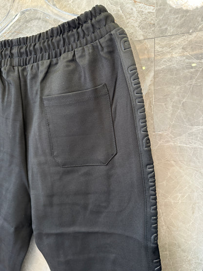 Balmain Black Zip Jacket & Jogger Set