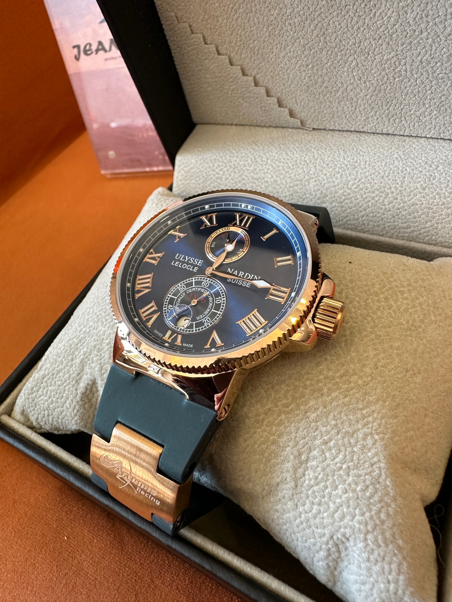 Ulysse Nardin Marine Chronometer Rose Gold Watch
