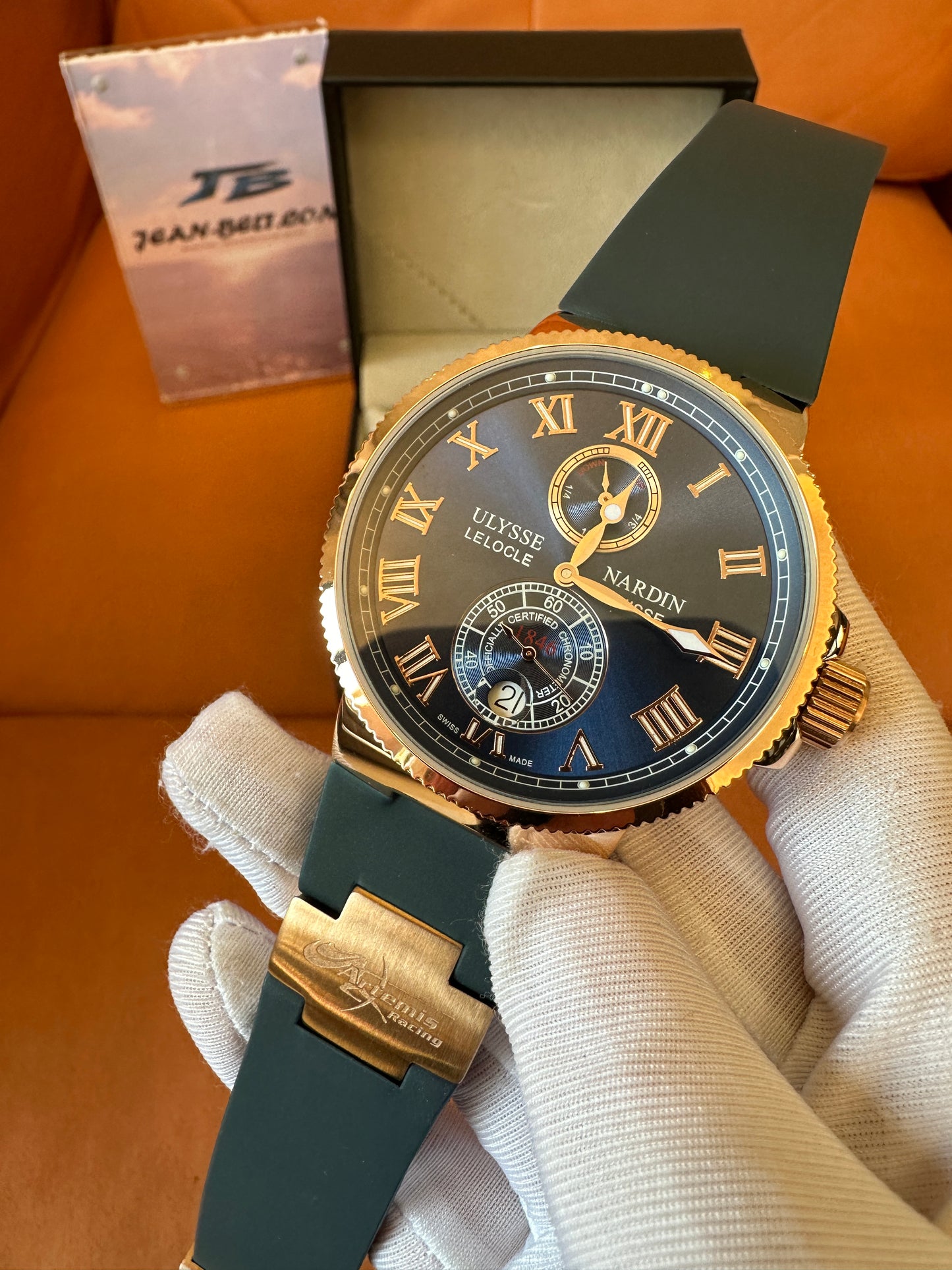 Ulysse Nardin Marine Chronometer Rose Gold Watch