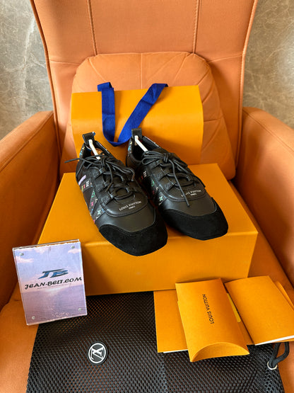 Louis Vuitton Multicolor Monogram Leather Low-Top Sneakers