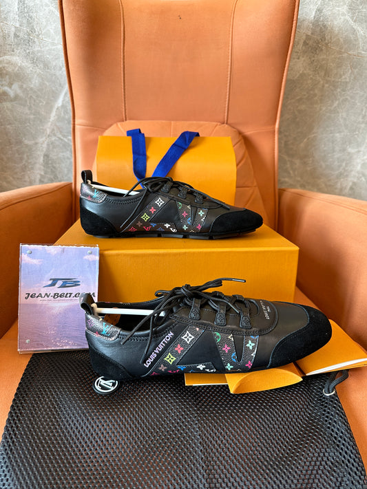 Louis Vuitton Multicolor Monogram Leather Low-Top Sneakers